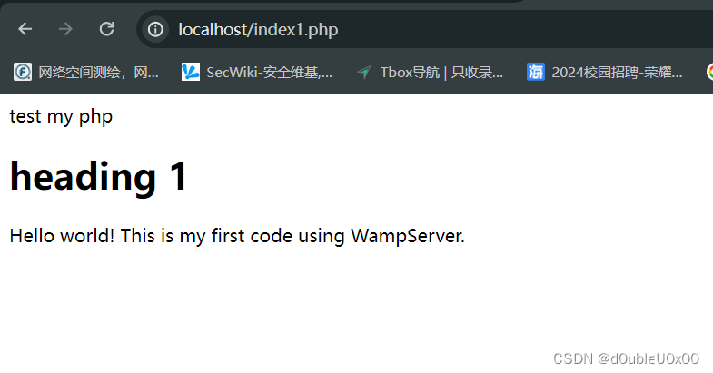 vscode配置web开发环境(WampServer)