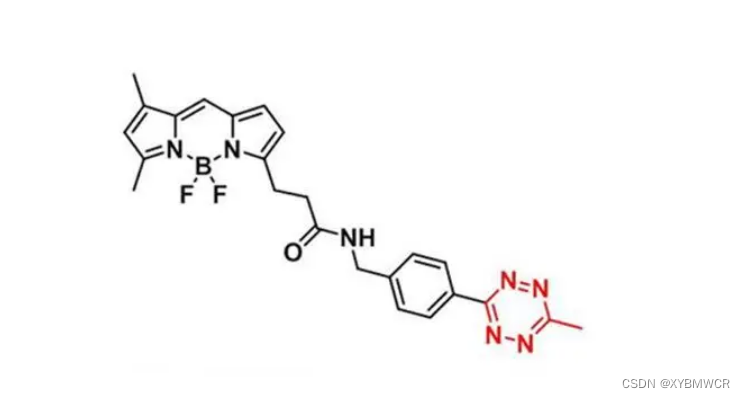 氟化硼二吡咯甲基四嗪，BDP-FL-methyltetrazine，能够提高检测的灵敏度和特异性