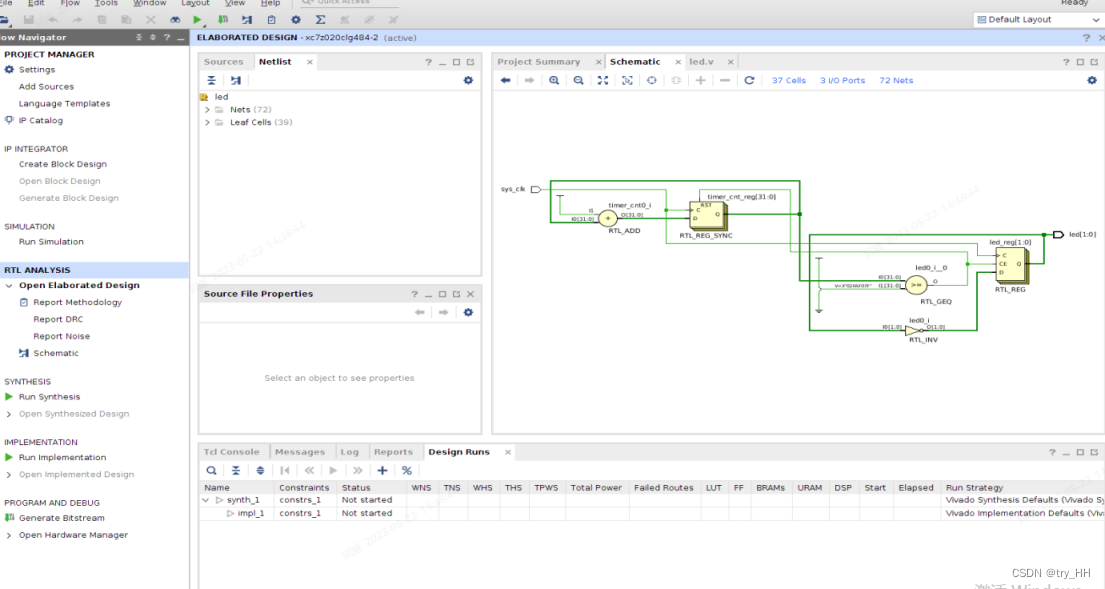 ZYNQ AX7021基础开发梳理---（1）PL工程创建调试流程梳理-CSDN博客