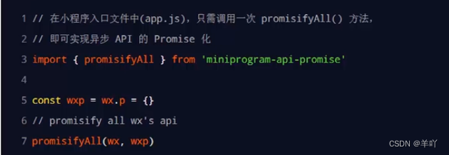 微信小程序---API的promise化