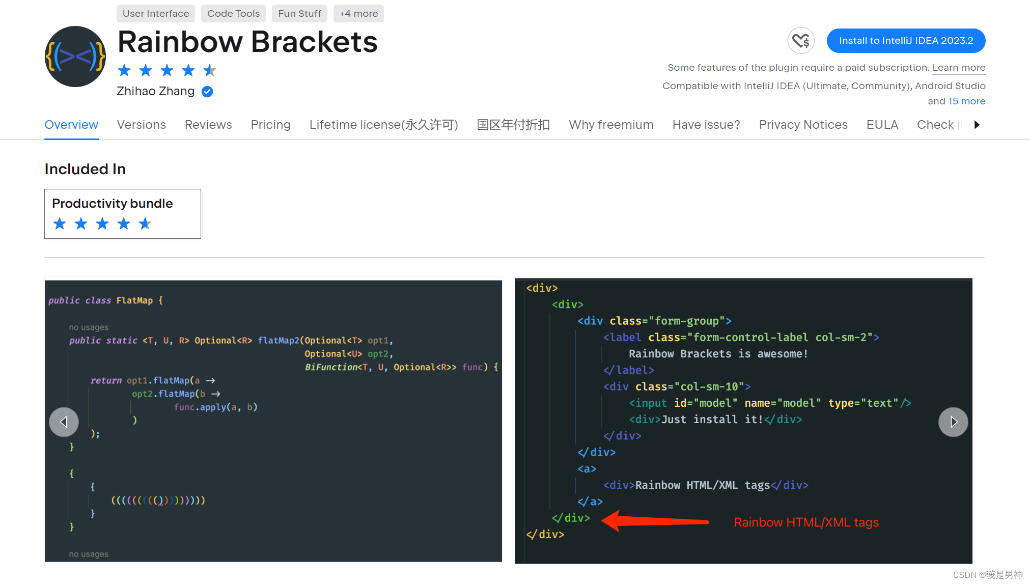 Rainbow Brackets