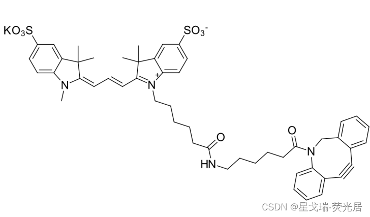 【星戈瑞】Sulfo-CY3 DBCO荧光光谱特性之吸收、发射光谱