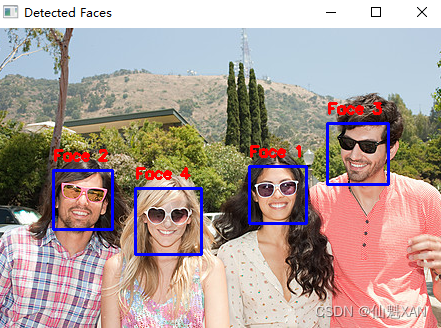 Python 基于 OpenCV 视觉图像处理实战 之 OpenCV 简单人脸检测/识别实战案例 之十二 简单人脸识别
