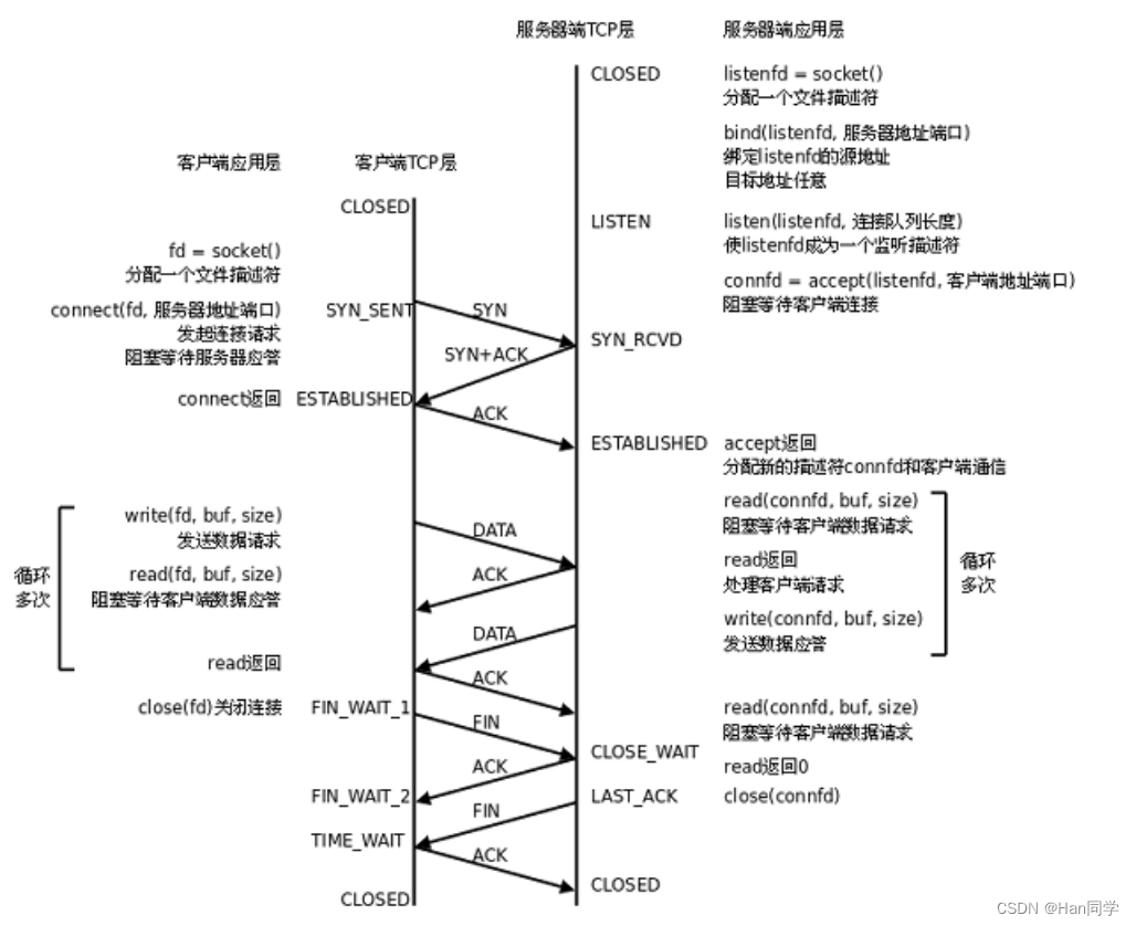 Linux 基于 TCP 协议的简单服务器-客户端应用