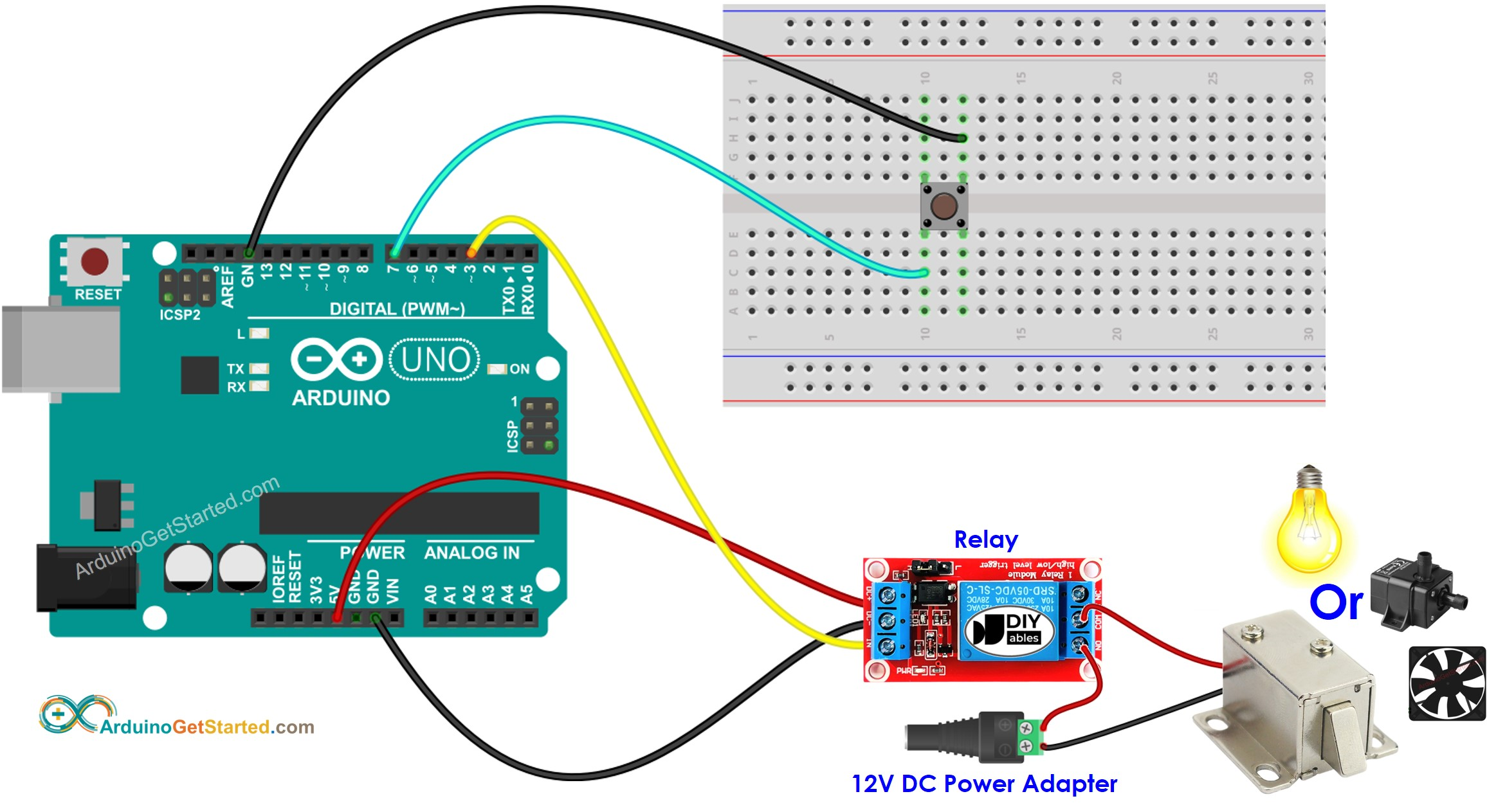 arduino按钮