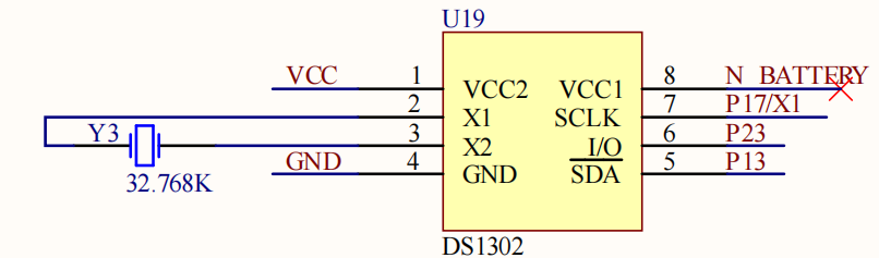DS1302原理图
