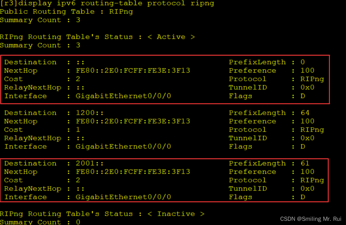 IPV6协议之RIPNG