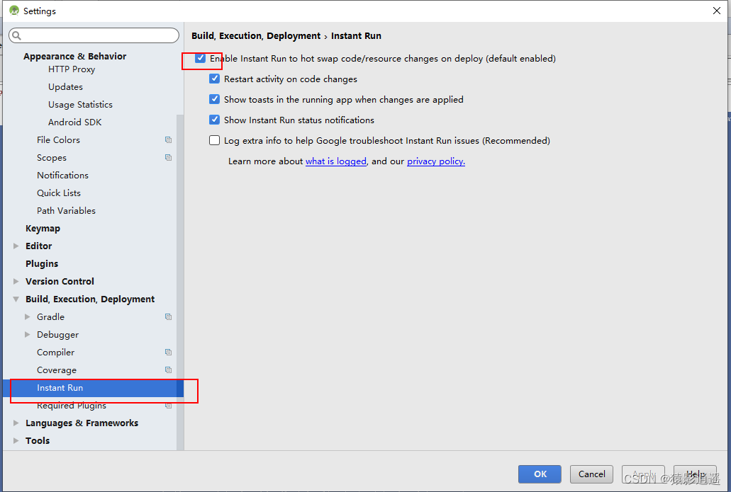 安卓Studio报错java lang RuntimeException Unable to create application com android tools fd runtime