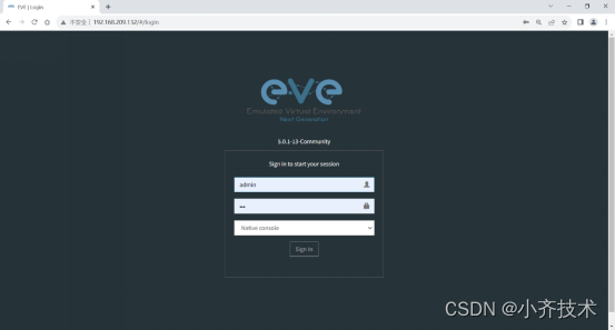 EVE-NG初次启动及WEB客户端访问来了