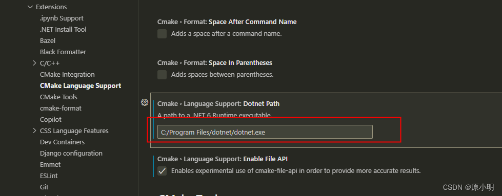 【VSCode】CMake Language Support 总是下载 .NET 超时，但又不想升级dotnet