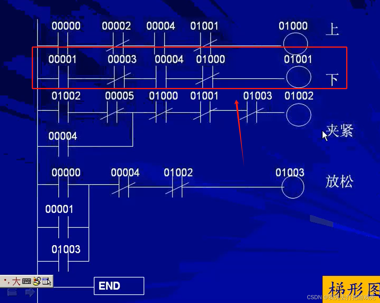 PLC龙门刨床横梁运动控制程序示例