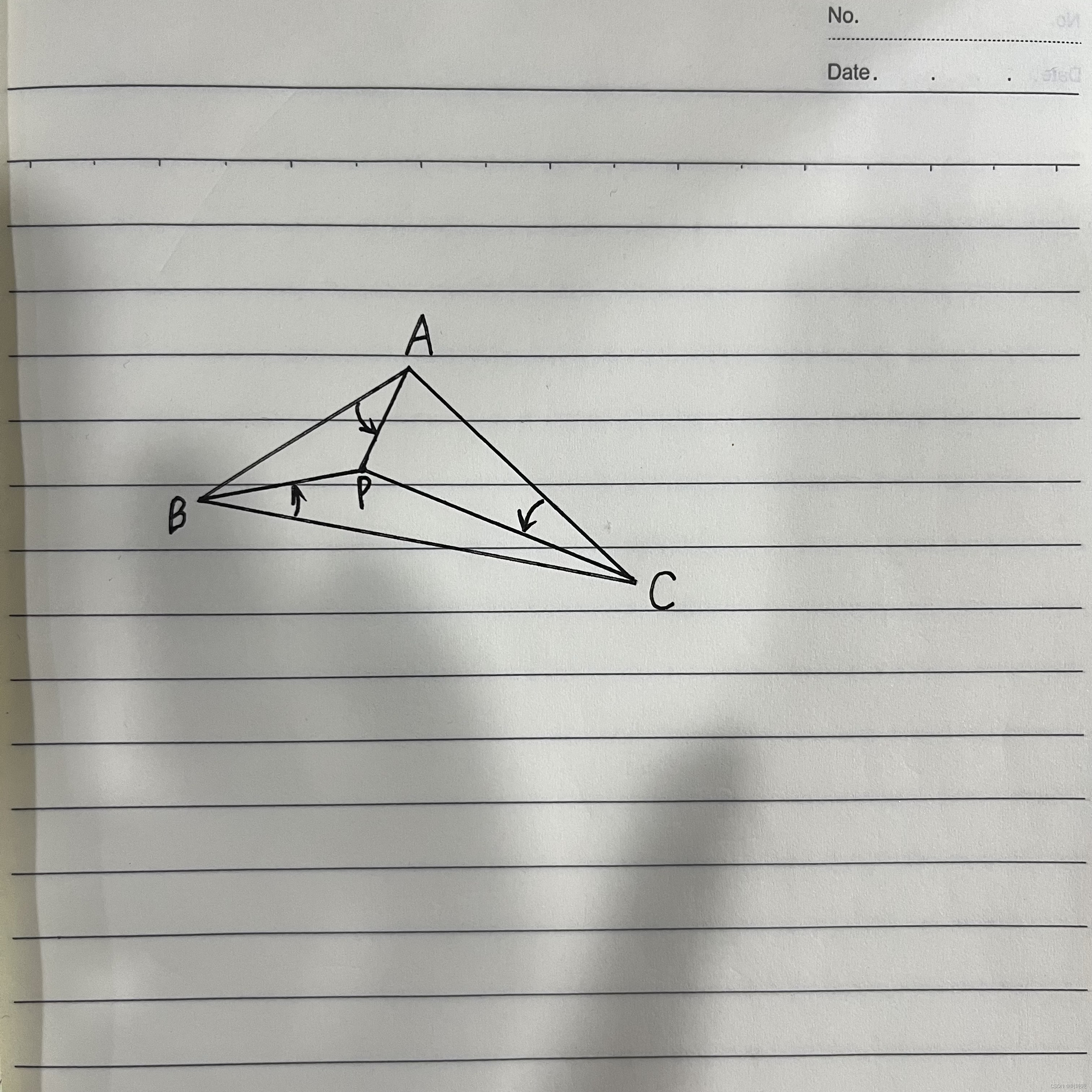 C++判断点是否在三角形内部