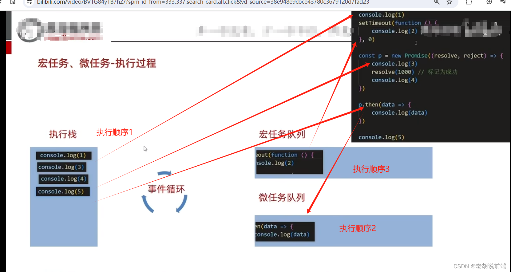 js 面试题--事件循环event loop--宏任务和微任务