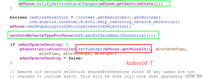 【Android T】ServiceStateTracker- onSubscriptionsChanged()