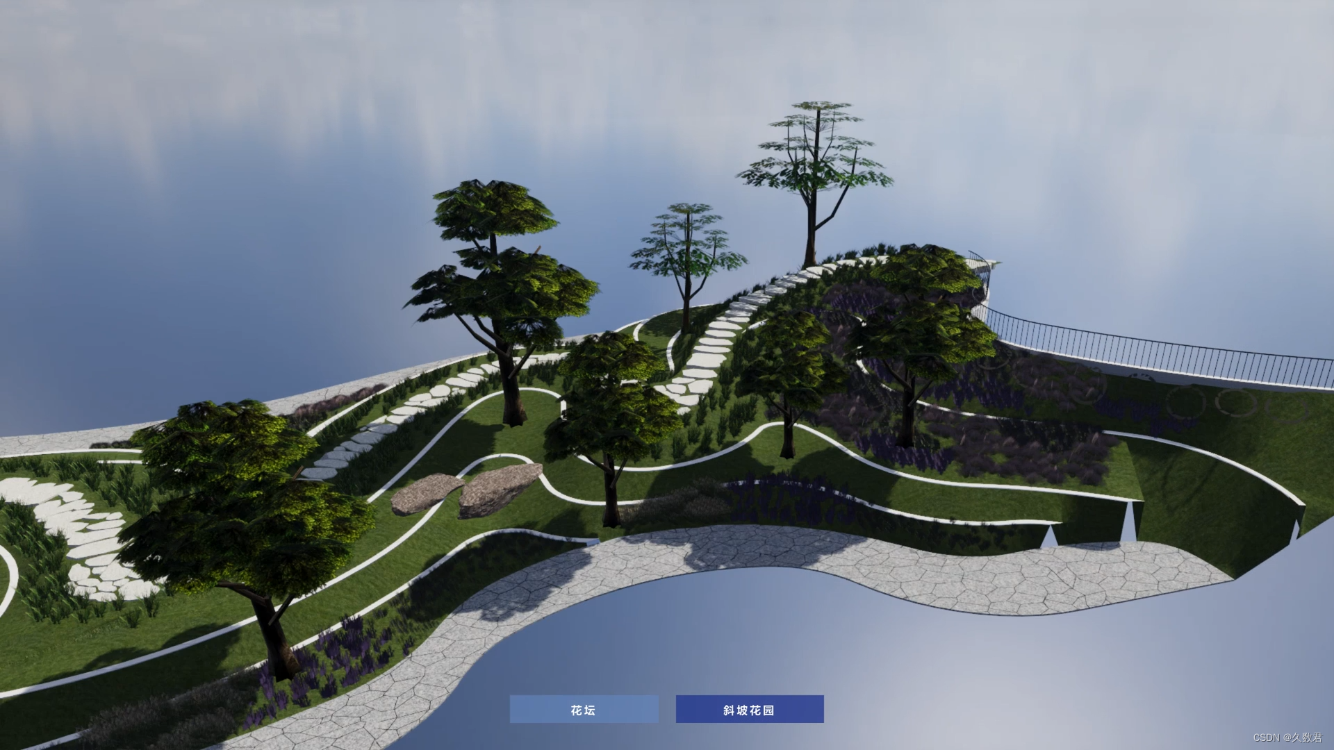 园艺展示3D可视化：打造你的绿色梦想空间