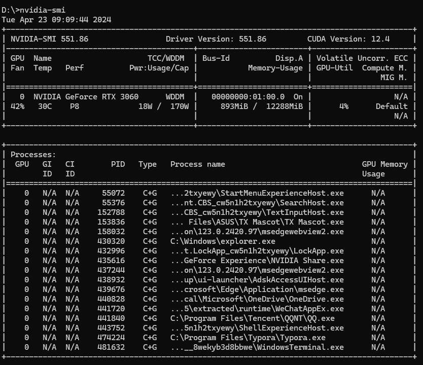 nvidia-smi 输出内容详解