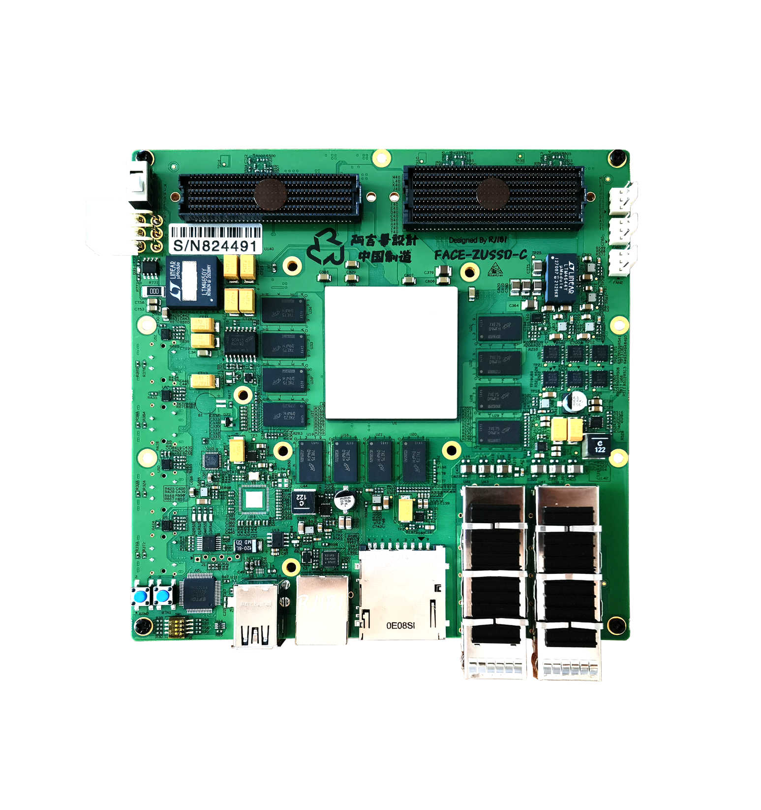 产品推荐 | 基于 Xilinx ZYNQ UltraScale+的FACE-ZUSSD-C 多核SOC设计开发平台