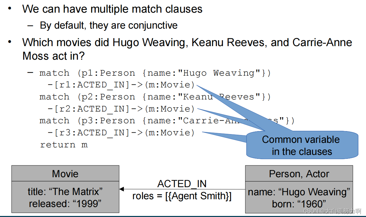 Combining Match Clauses1