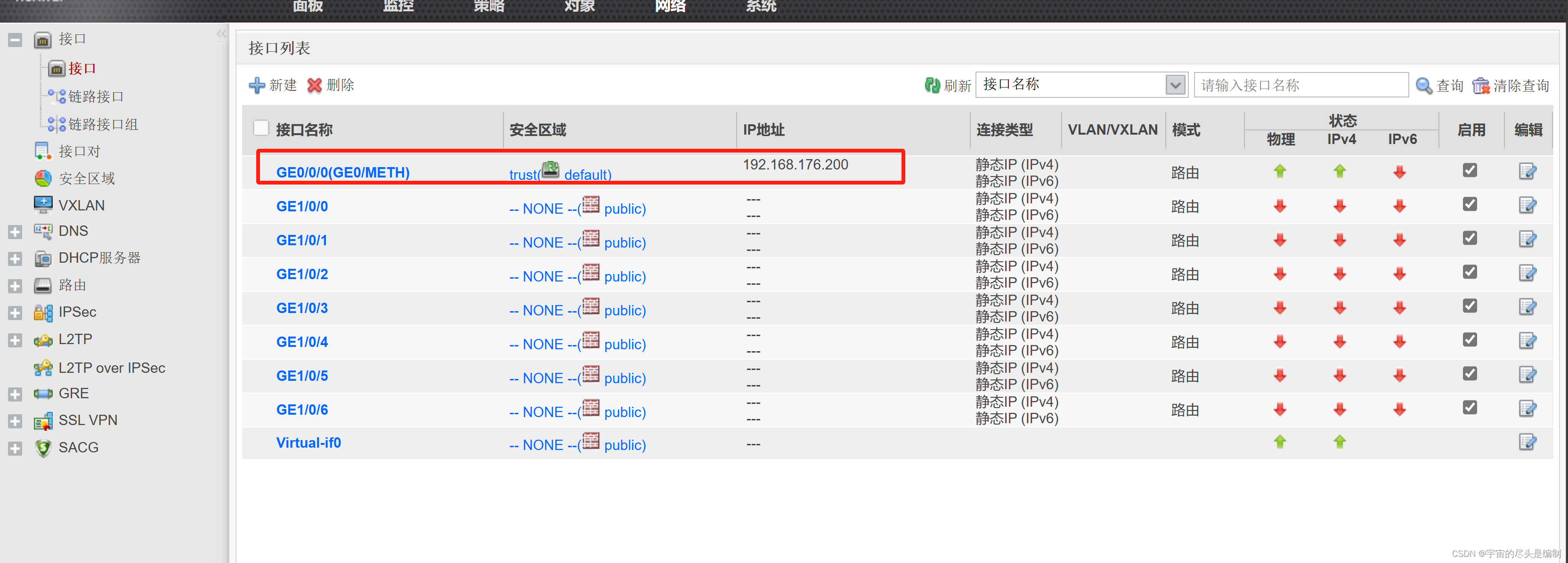 ensp配置浏览器访问USG6000V1防火墙