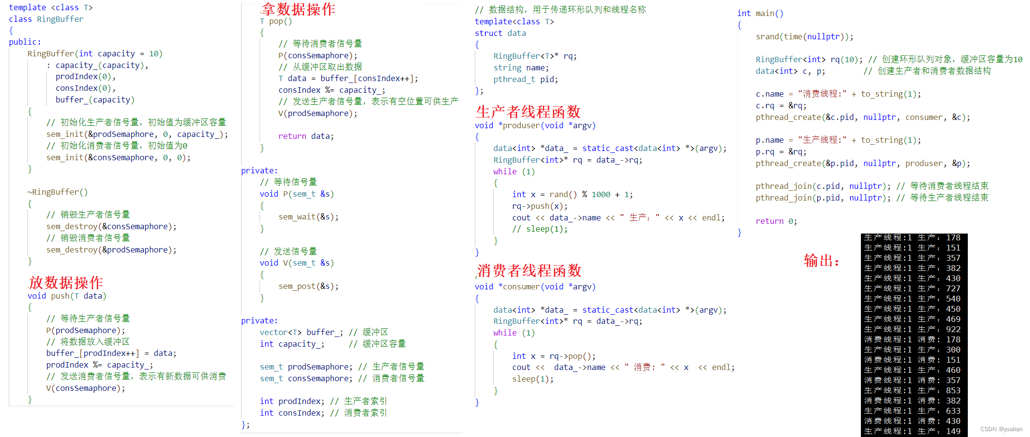 Linux POSIX信号量 线程池