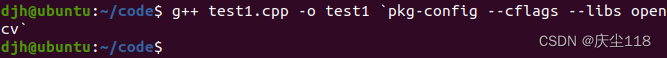 ubuntu2004下opencv3416的安装及使用示例