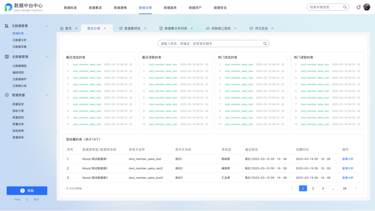 数据中台 - 数仓分层历史纪录