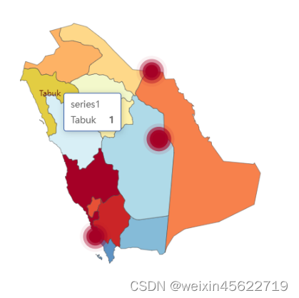 地图定点热力图GeoJson