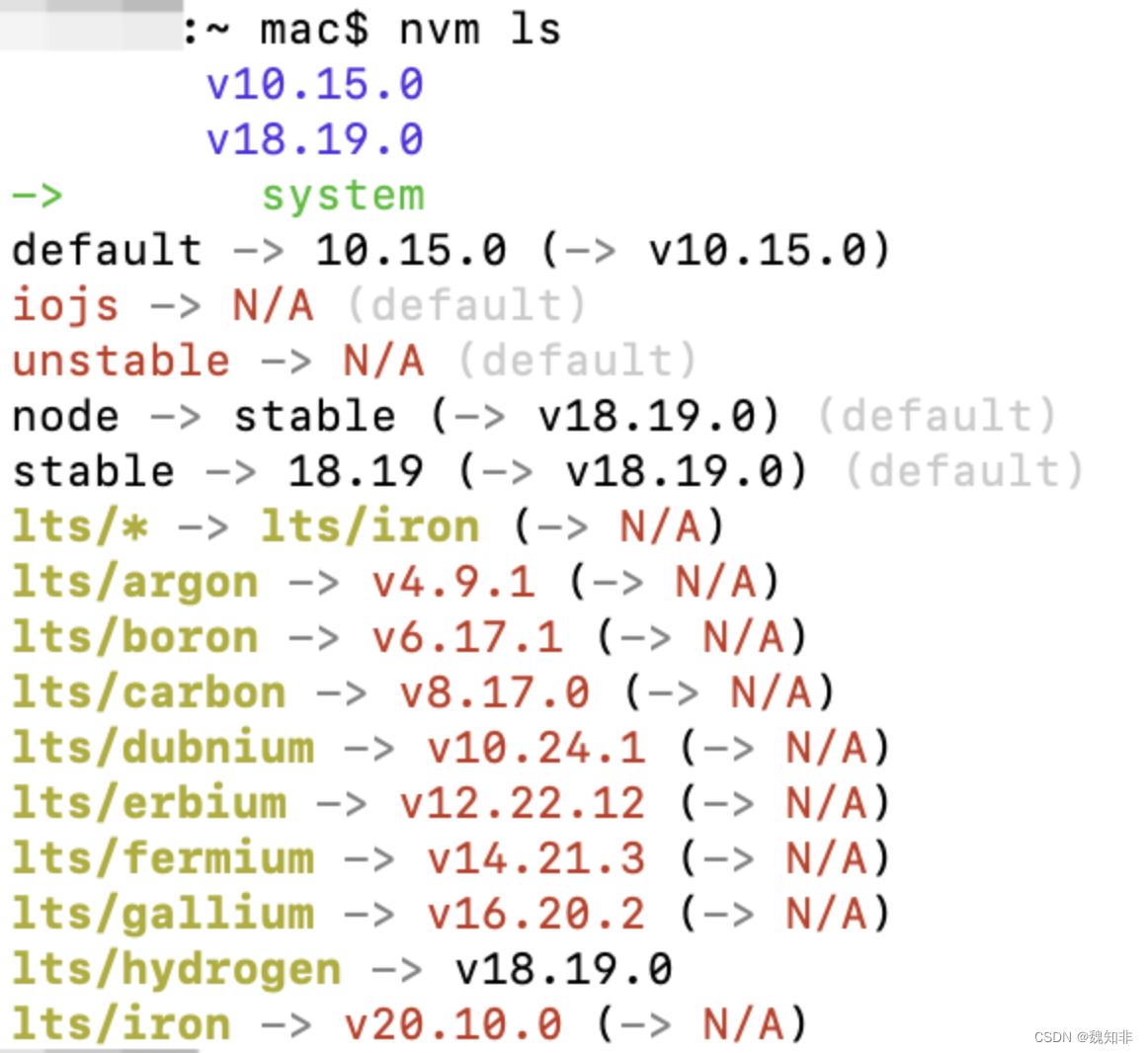 Mac 使用nvm use<span style='color:red;'>命令</span>无法<span style='color:red;'>切换</span><span style='color:red;'>node</span>版本