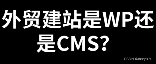 外贸建站是WP还是CMS？海洋建站教程指南？