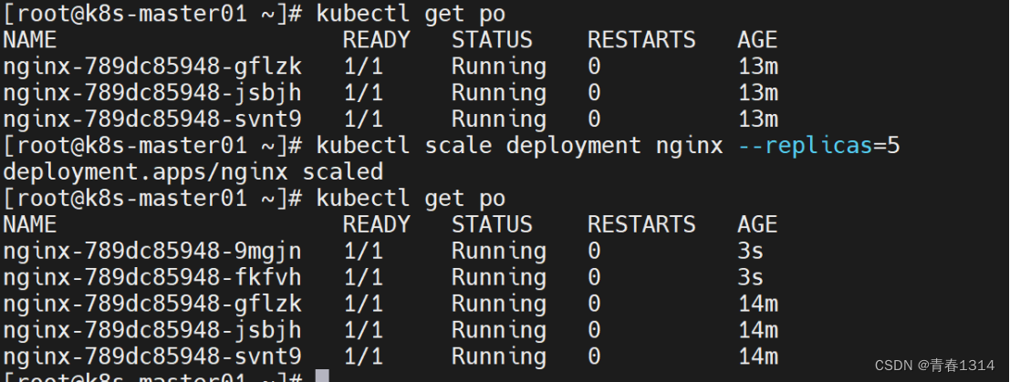 无状态应用管理Deployment