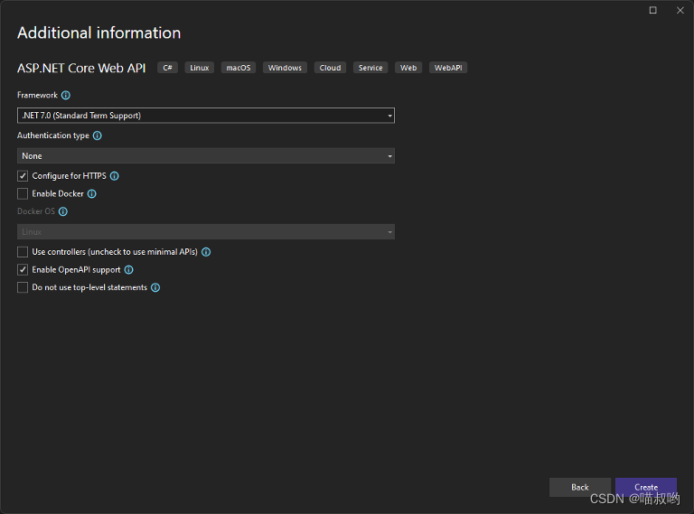 【ASP.NET Core 基础知识】--Web API--创建和配置Web API（一）