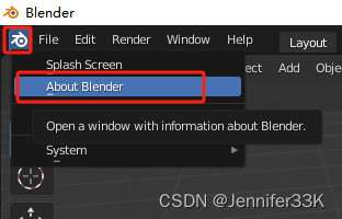 Blender_查看版本