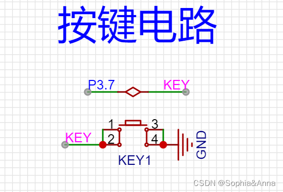 STC8H8K<span style='color:red;'>蓝</span><span style='color:red;'>牙</span>智能巡线<span style='color:red;'>小车</span>——3.按键开关状态获取