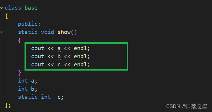 C++基础 -46- 类的静态函数成员