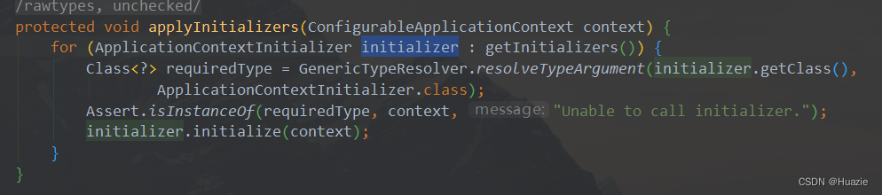 【Spring Boot 源码学习】ApplicationContextInitializer 详解