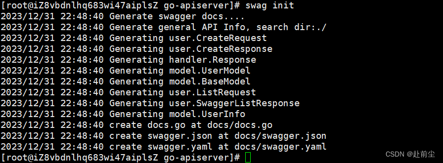 linux go环境安装 swag