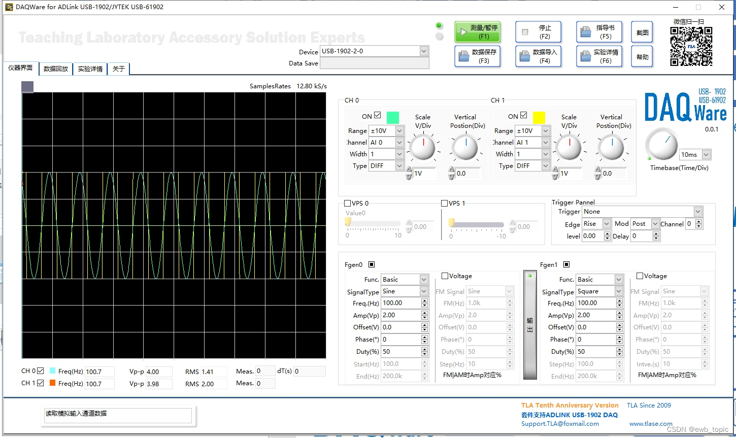 DAQWare for USB1902