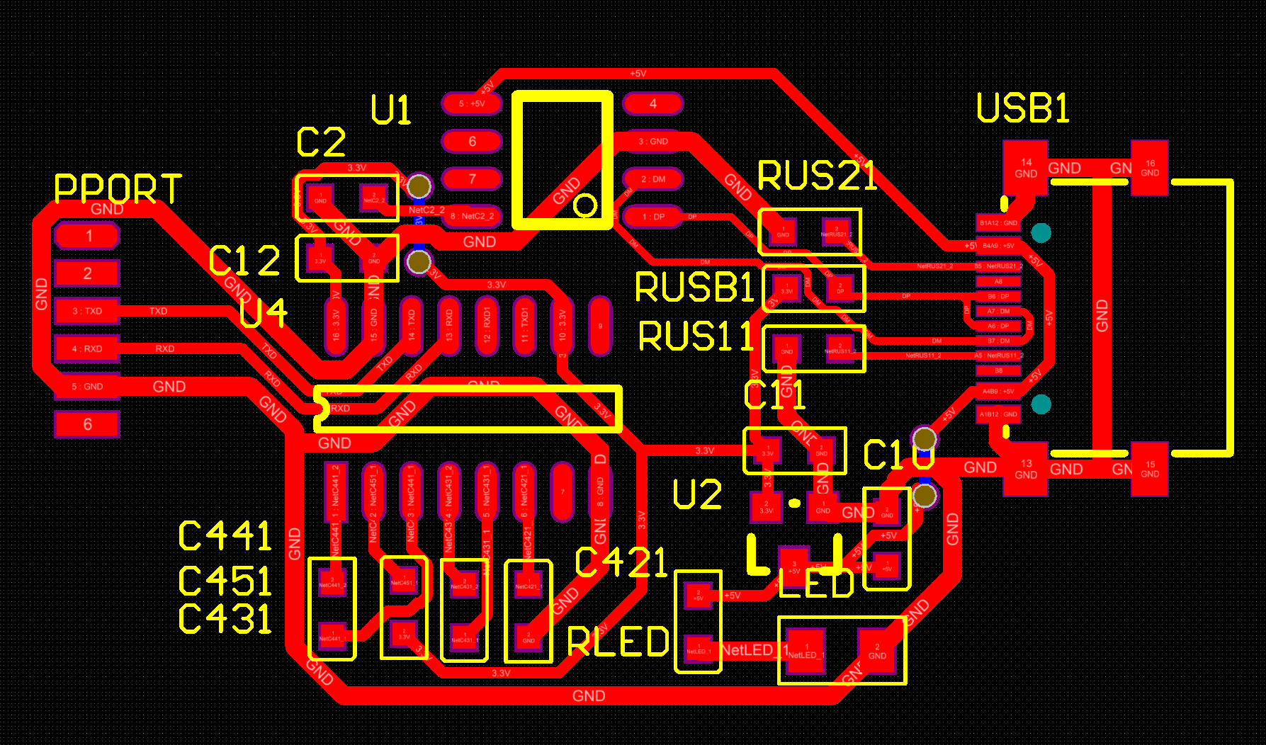 2.2 pcb电路板图