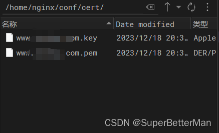 docker中nginx添加SSL证书，并支持http和https连接