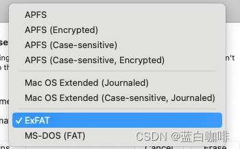 MacOS 文件系统种类及介绍