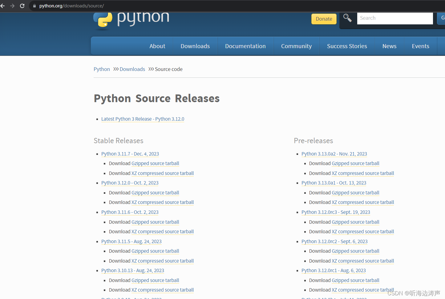 python发行版本的源代码下载_python源码下载-CSDN博客