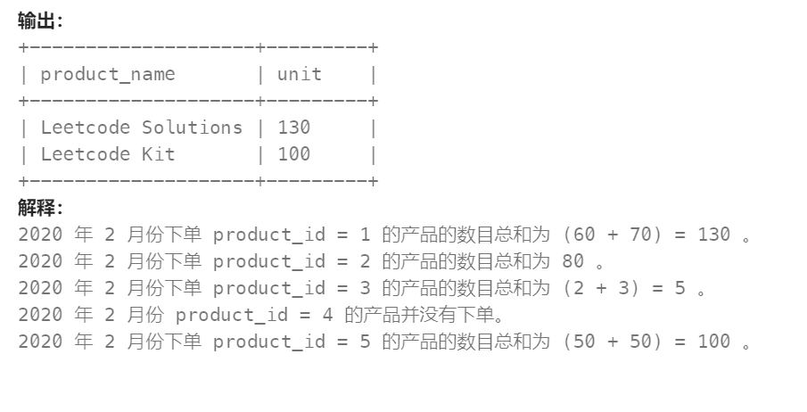 49 - 列出指定时间段内所有的下单产品（高频 SQL 50 题基础版)