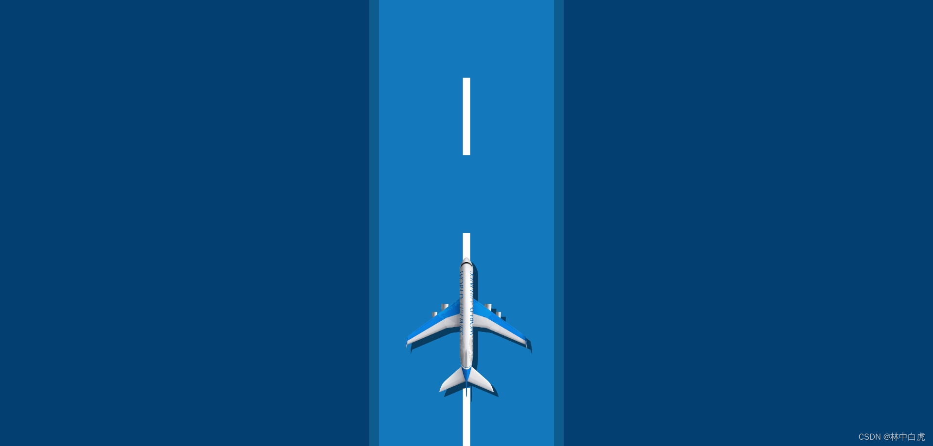 CSS 实现航班起飞、飞行和降落动画