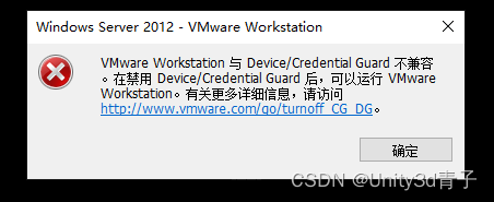 【解决】Windows 10 主机上的 VMware Workstation 中出现“VMware Workstation 与设备/凭据保护不兼容”错误