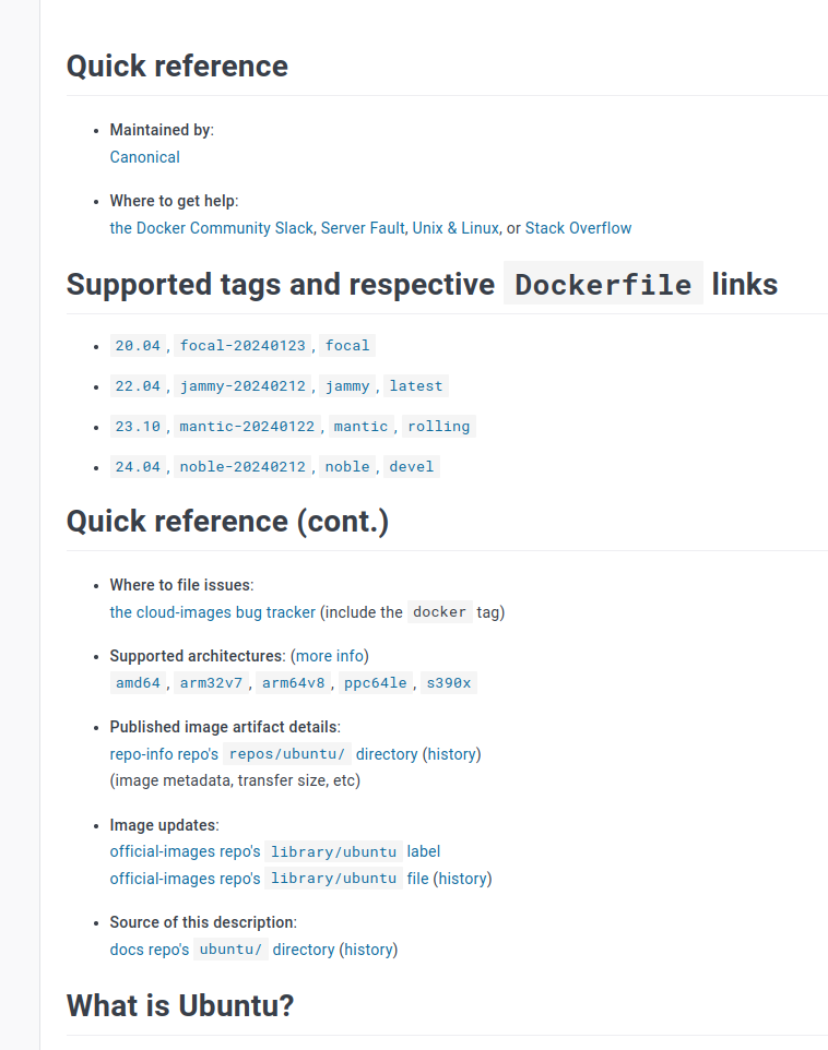 Docker之查看并获取最新Ubuntu镜像(十)