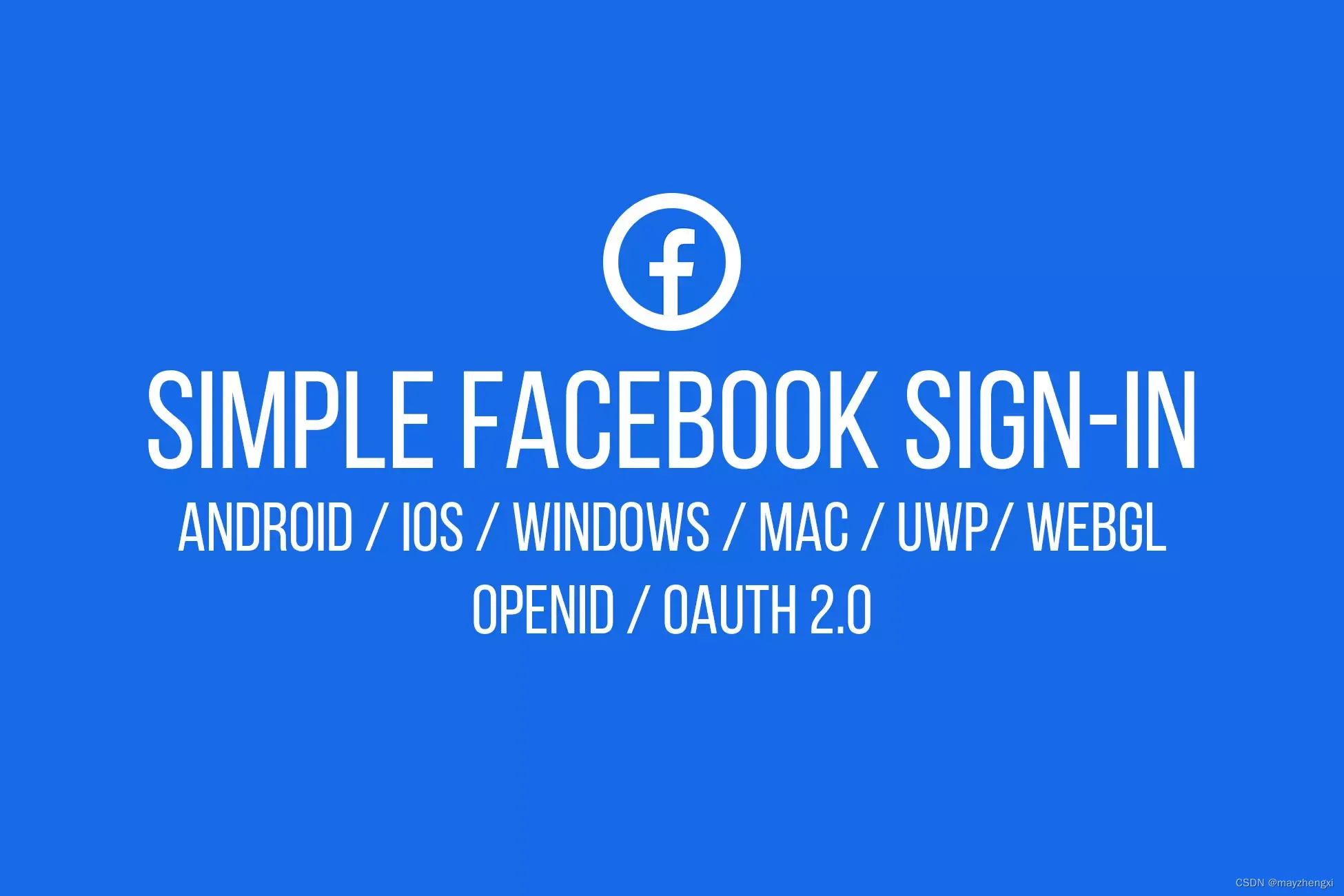 Simple Facebook Sign-In