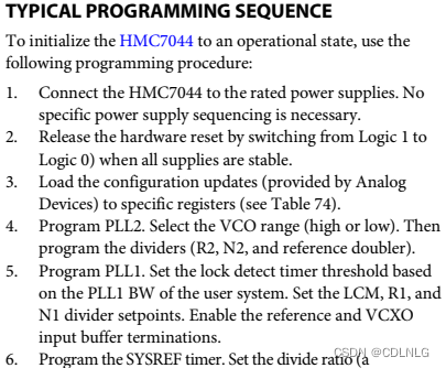 ad9689 hmc7044调试记录(一)
