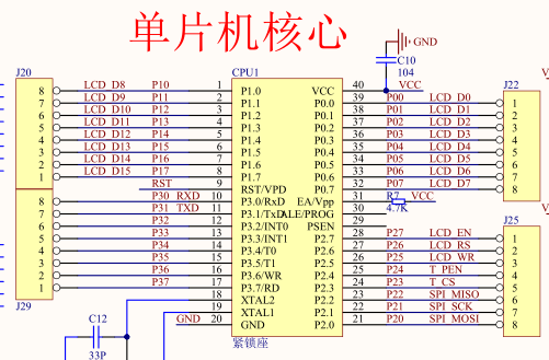 51单片机学习笔记15 LCD12864（带字库）显示屏使用