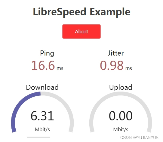 多所大学在用的网速测试网页工具librespeed/speedtest精简版