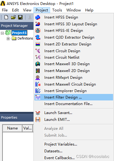 【RF FILTER 仿真】滤波器 Ansys Electronics not ADS